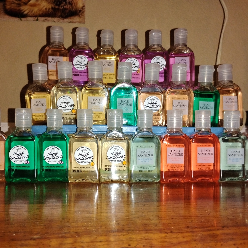 New 20 Victoria's secret and Victoria secret pink hand sanitizer gels